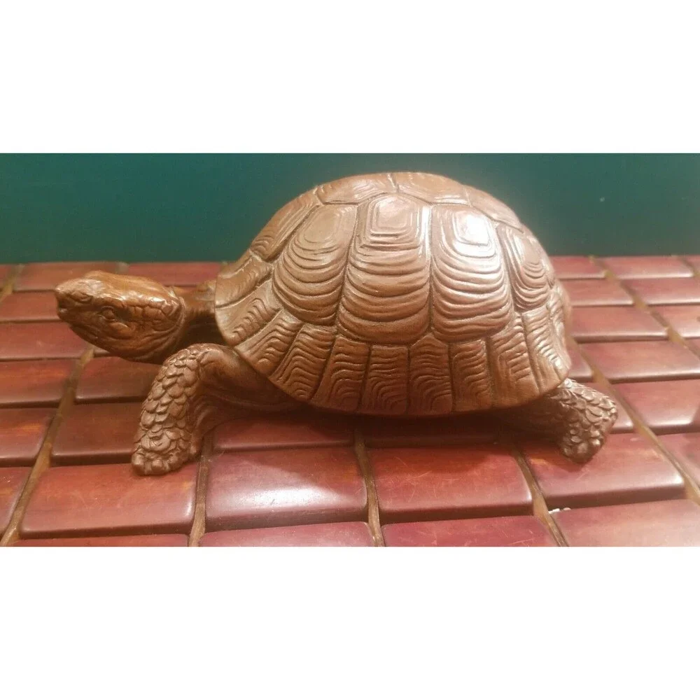 Vintage Red Mill Turtle Figurine 7